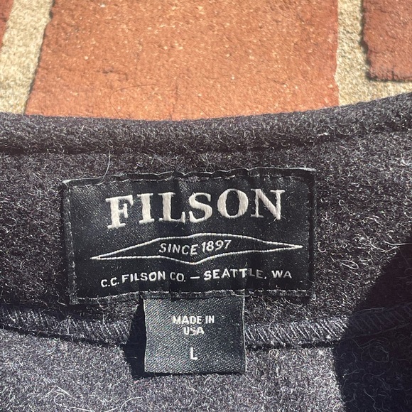 Vintage Filson 100% Wool Men’s Vest - Picture 3 of 11